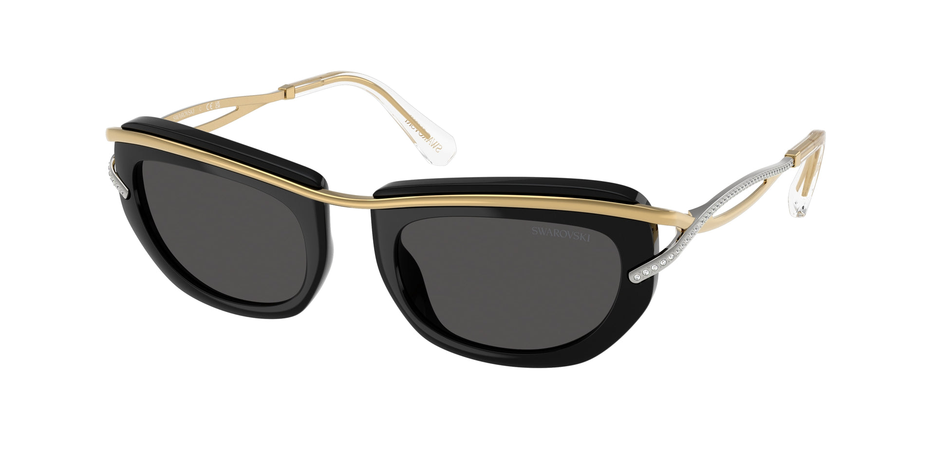 Swarovski SK7026 Black Sunglasses