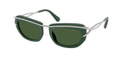 Swarovski SK7026 Dark Green Sunglasses