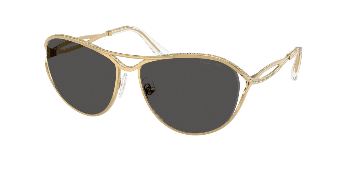 Swarovski SK7028 Gold Sunglasses