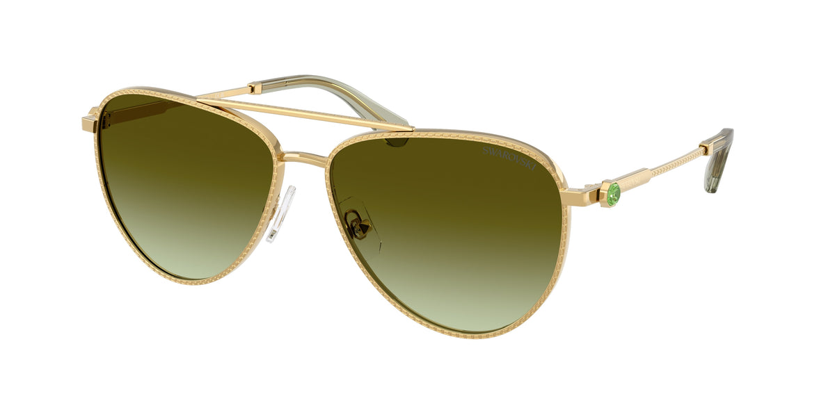 Swarovski SK7031 Gold Sunglasses