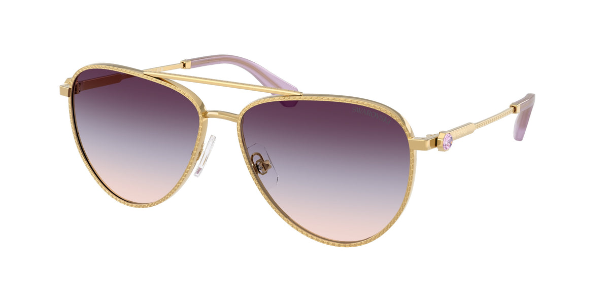 Swarovski SK7031 Gold Sunglasses