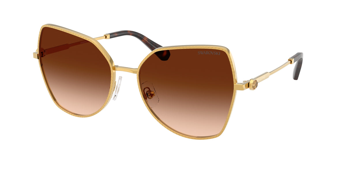 Swarovski SK7037 Dark Gold Sunglasses