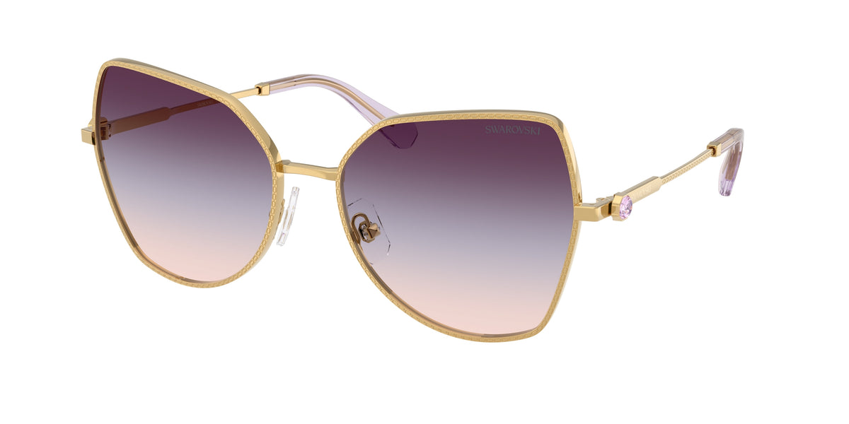 Swarovski SK7037 Gold Sunglasses