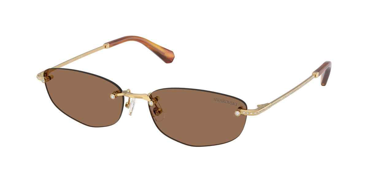 Swarovski SK7045D Gold Sunglasses