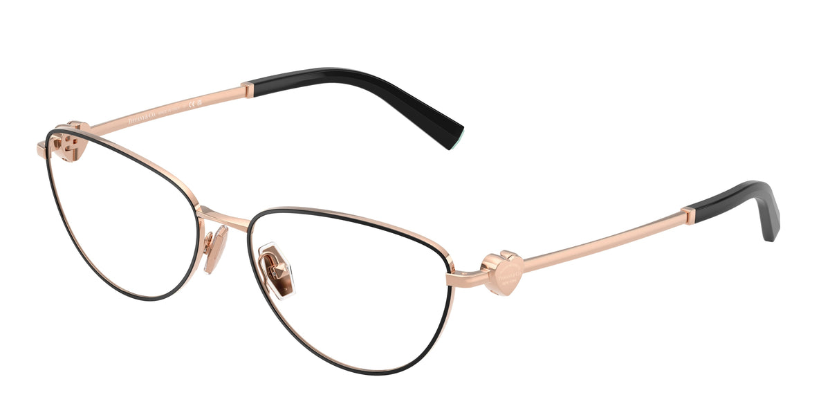 Tiffany & Co. TF1164B Black On Rose Gold Eyeglasses