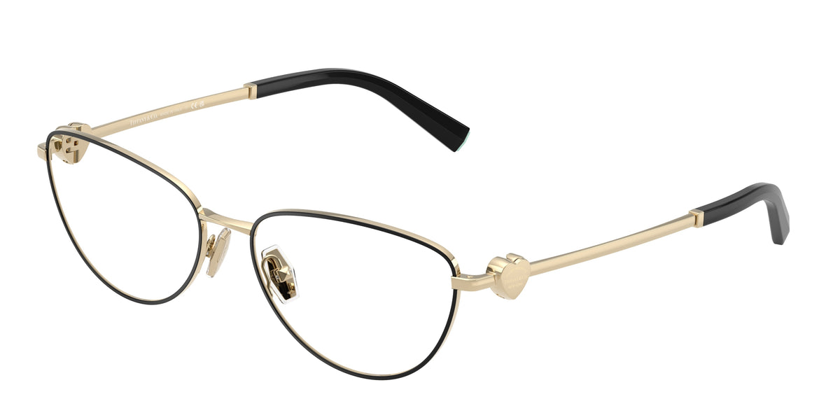 Tiffany & Co. TF1164B Black On Pale Gold Eyeglasses