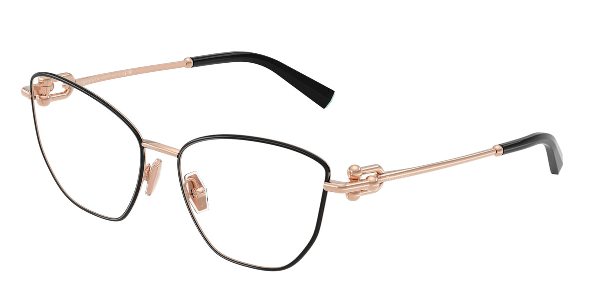Tiffany & Co. TF1166 Black On Rose Gold Eyeglasses