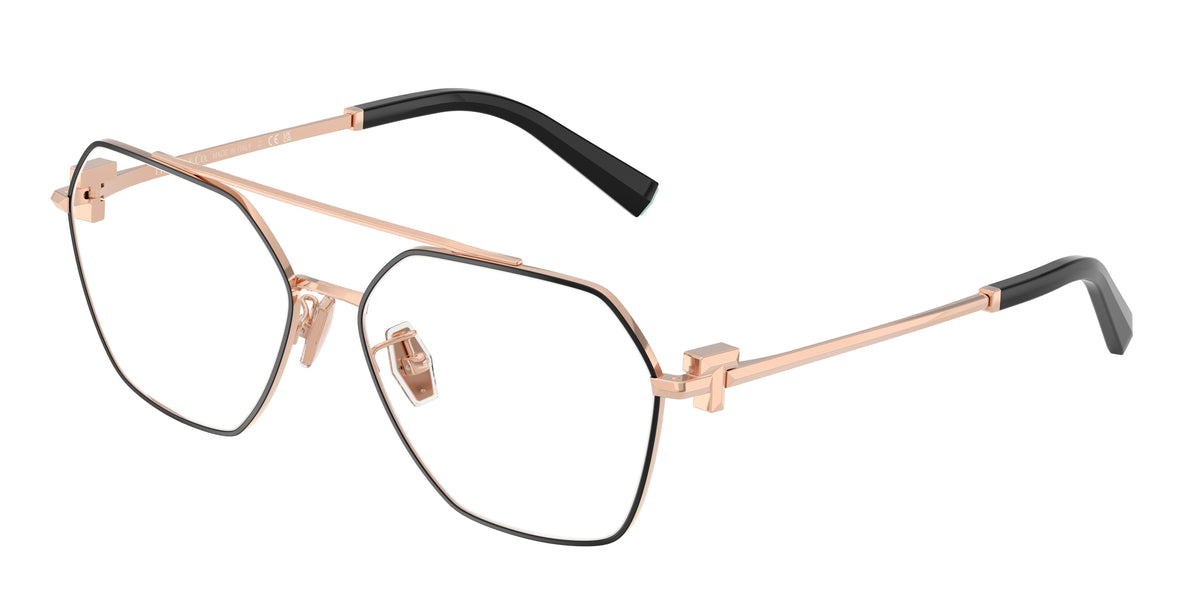 Tiffany & Co. TF1169 Black On Rose Gold Eyeglasses