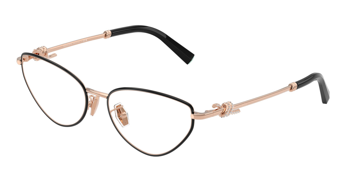 Tiffany & Co. TF1172B Black On Rose Gold Eyeglasses