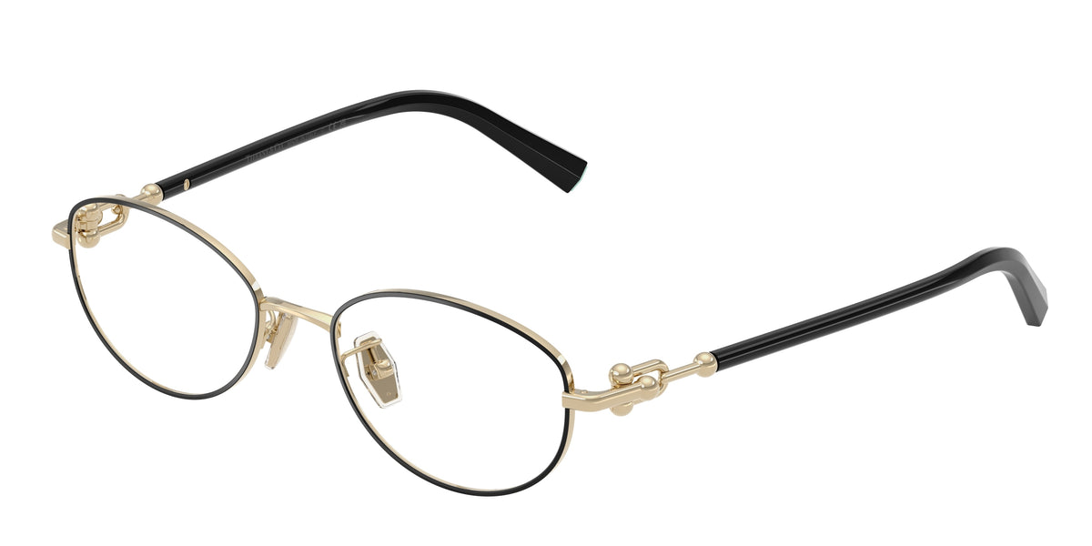 Tiffany & Co. TF1176D Black On Pale Gold Eyeglasses
