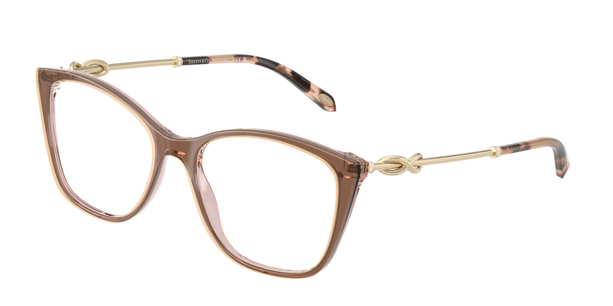 Tiffany & Co. TF2160B Brown On Pink Grey Eyeglasses