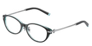 Tiffany & Co. TF2225D Black On Crystal Tiffany Blue Eyeglasses
