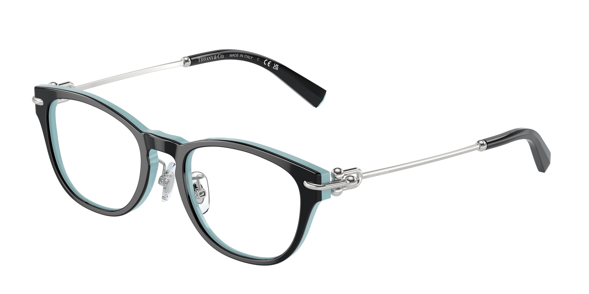 Tiffany & Co. TF2237D Black On Tiffany Blue Eyeglasses