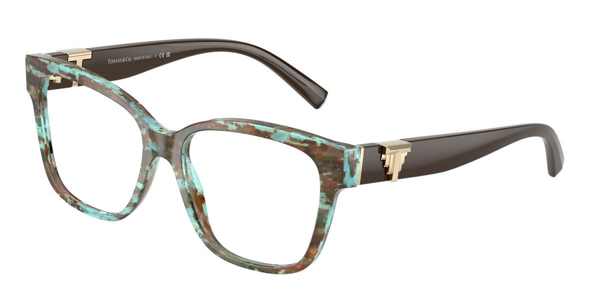 Tiffany & Co. TF2246 Havana Tiffany Blue Eyeglasses