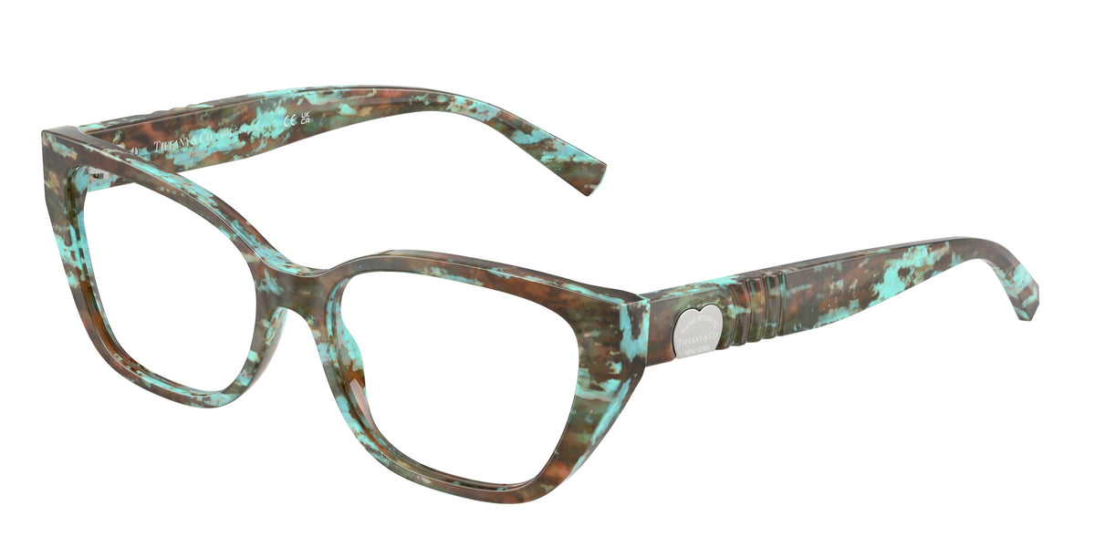 Tiffany & Co. TF2259 Havana Tiffany Blue Eyeglasses