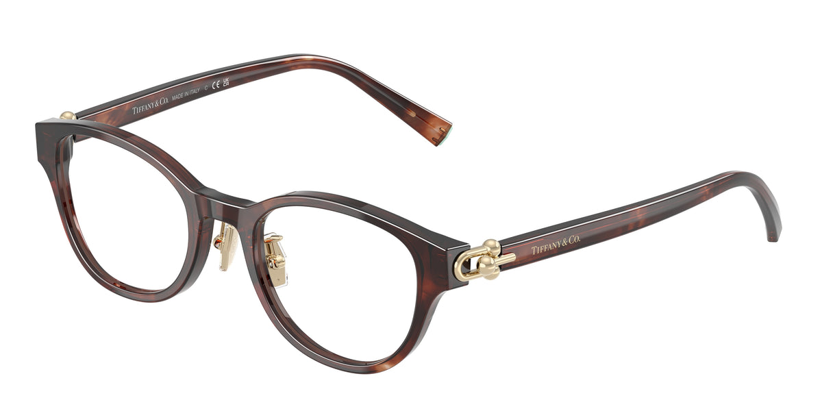 Tiffany & Co. TF2273D Spotted Brown Havana Eyeglasses