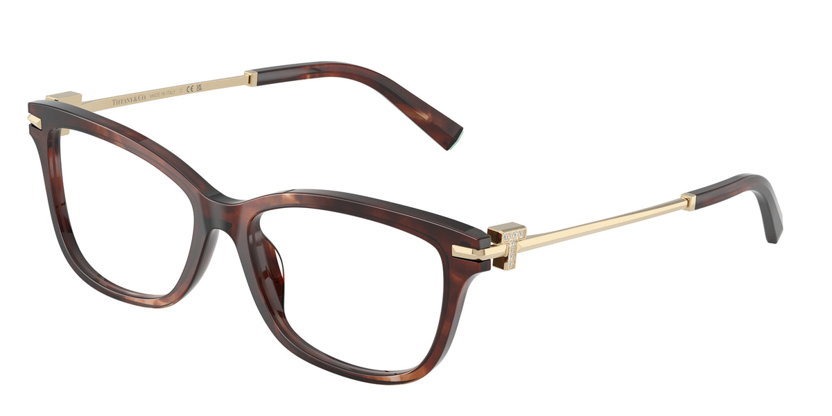 Tiffany & Co. TF2288B Spotted Brown Havana Eyeglasses