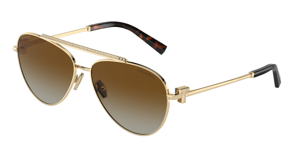 Tiffany & Co. TF3101B Pale Gold Sunglasses