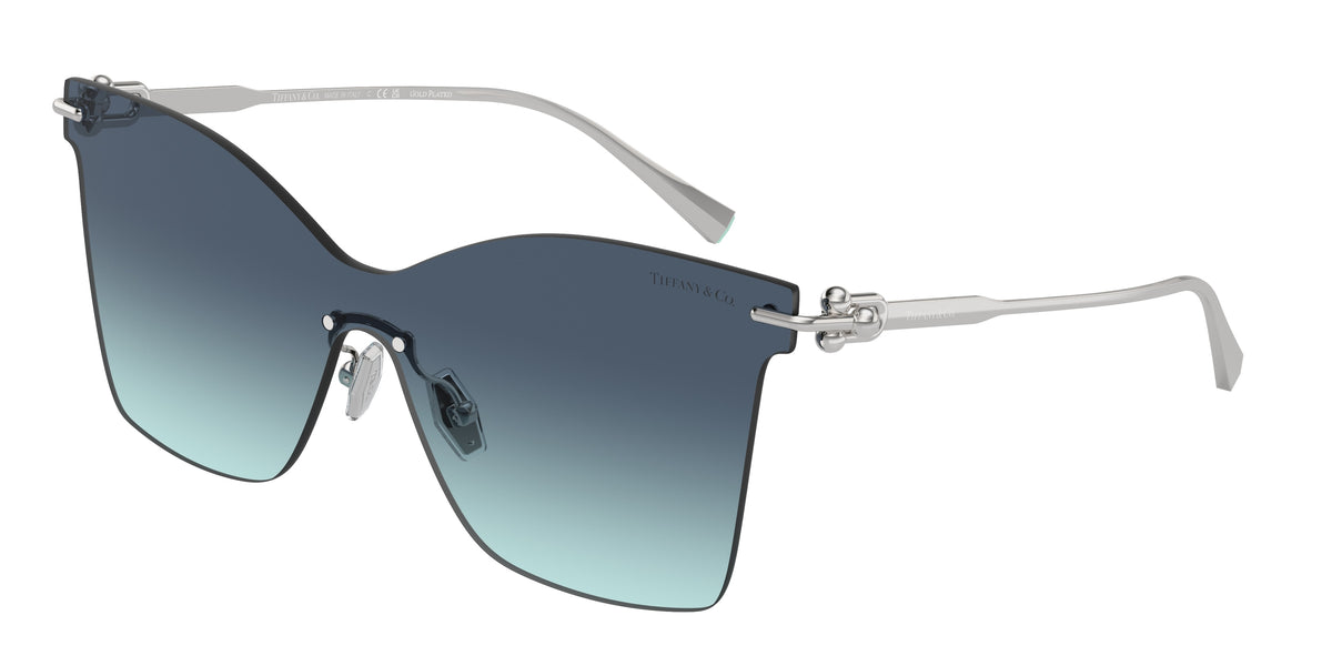 Tiffany & Co. TF3103K Silver Gold Plated Sunglasses