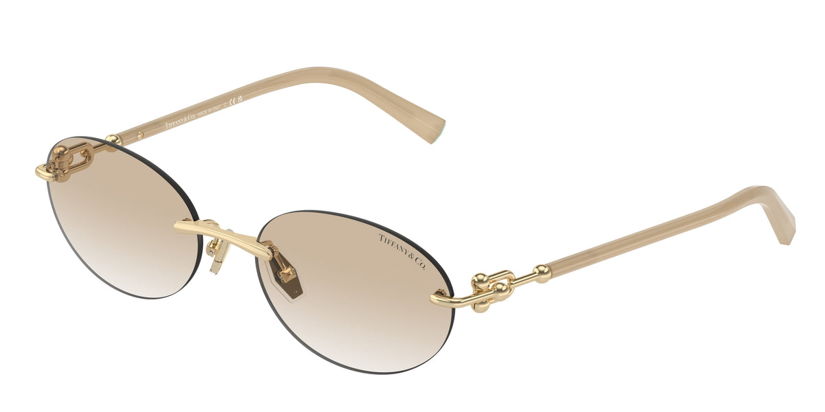 Tiffany & Co. TF3104D Pale Gold Sunglasses
