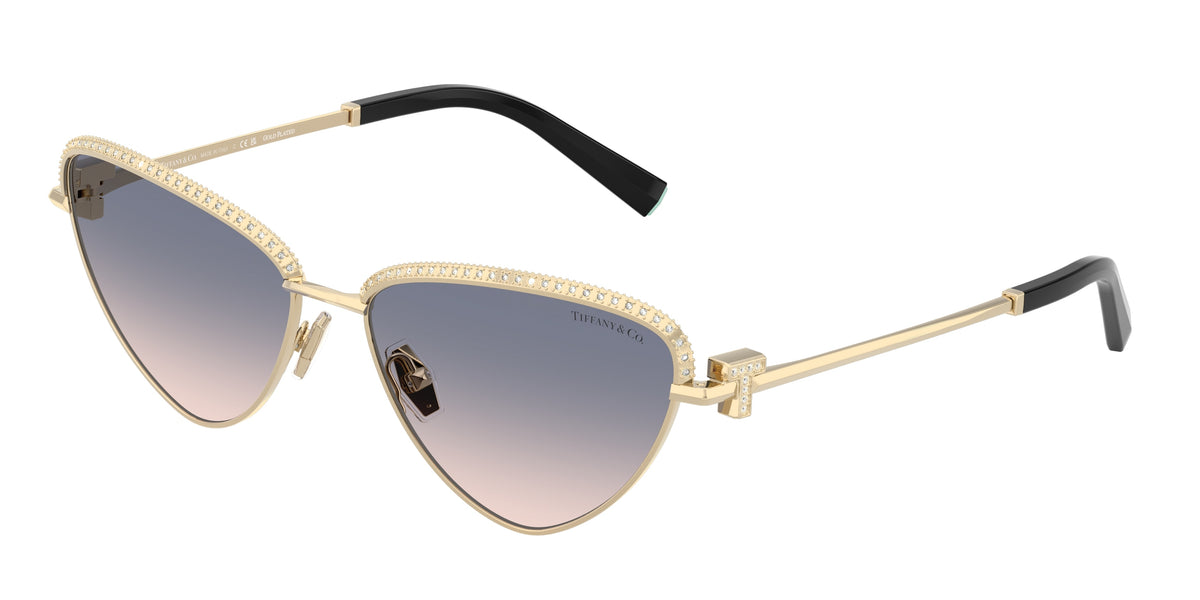 Tiffany & Co. TF3107KB Pale Gold Plated Sunglasses
