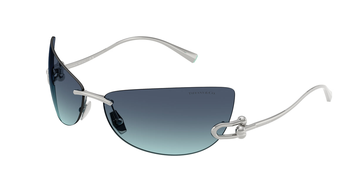 Tiffany & Co. TF3112K Silver Gold Plated Sunglasses