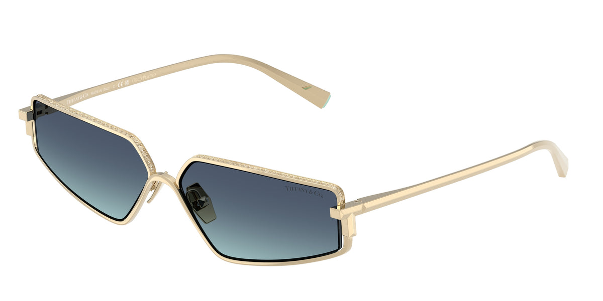 Tiffany & Co. TF3113KB Pale Gold Plated Sunglasses