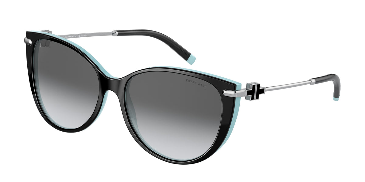 Tiffany & Co. TF4178 Black On Tiffany Blue Sunglasses