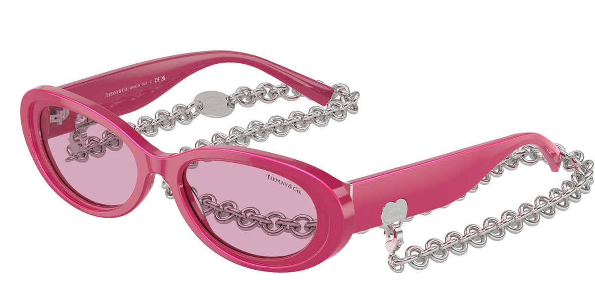 Tiffany & Co. TF4221F Fuchsia Metallic Sunglasses