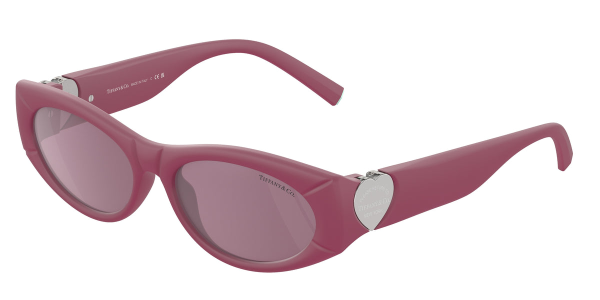 Tiffany & Co. TF4222U Fuchsia Rubberized Sunglasses