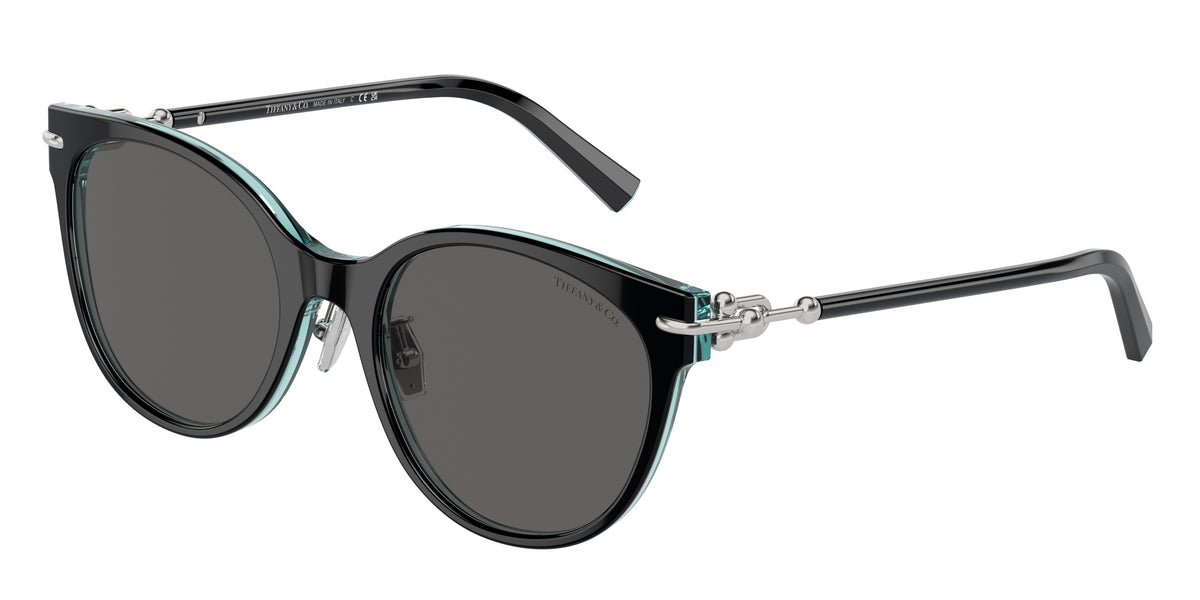 Tiffany & Co. TF4223D Black On Crystal Tiffany Blue Sunglasses