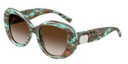 Tiffany & Co. TF4228 Havana Tiffany Blue Sunglasses