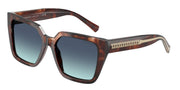 Tiffany & Co. TF4235 Spotted Brown Havana Sunglasses