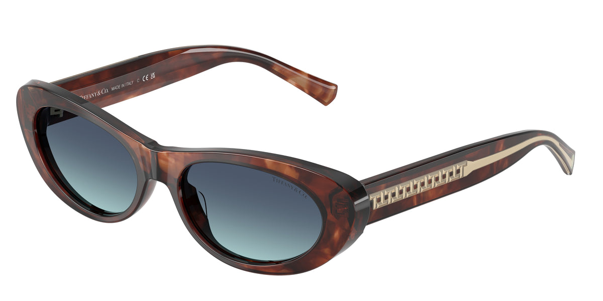 Tiffany & Co. TF4236U Spotted Brown Havana Sunglasses