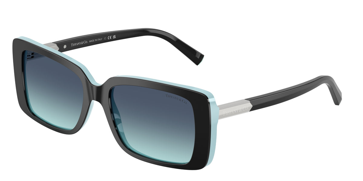 Tiffany & Co. TF4249F Black On Tiffany Blue Sunglasses