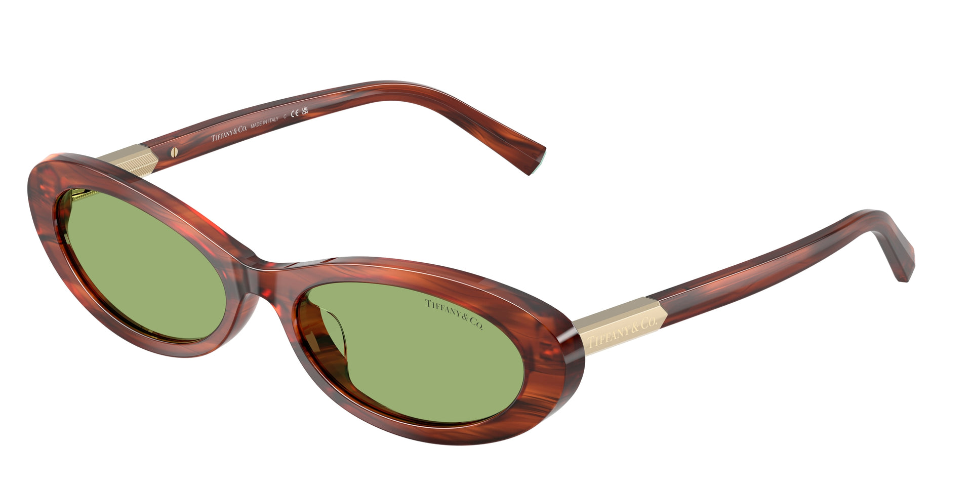 Tiffany & Co. TF4250 Ruby Striped Havana Sunglasses