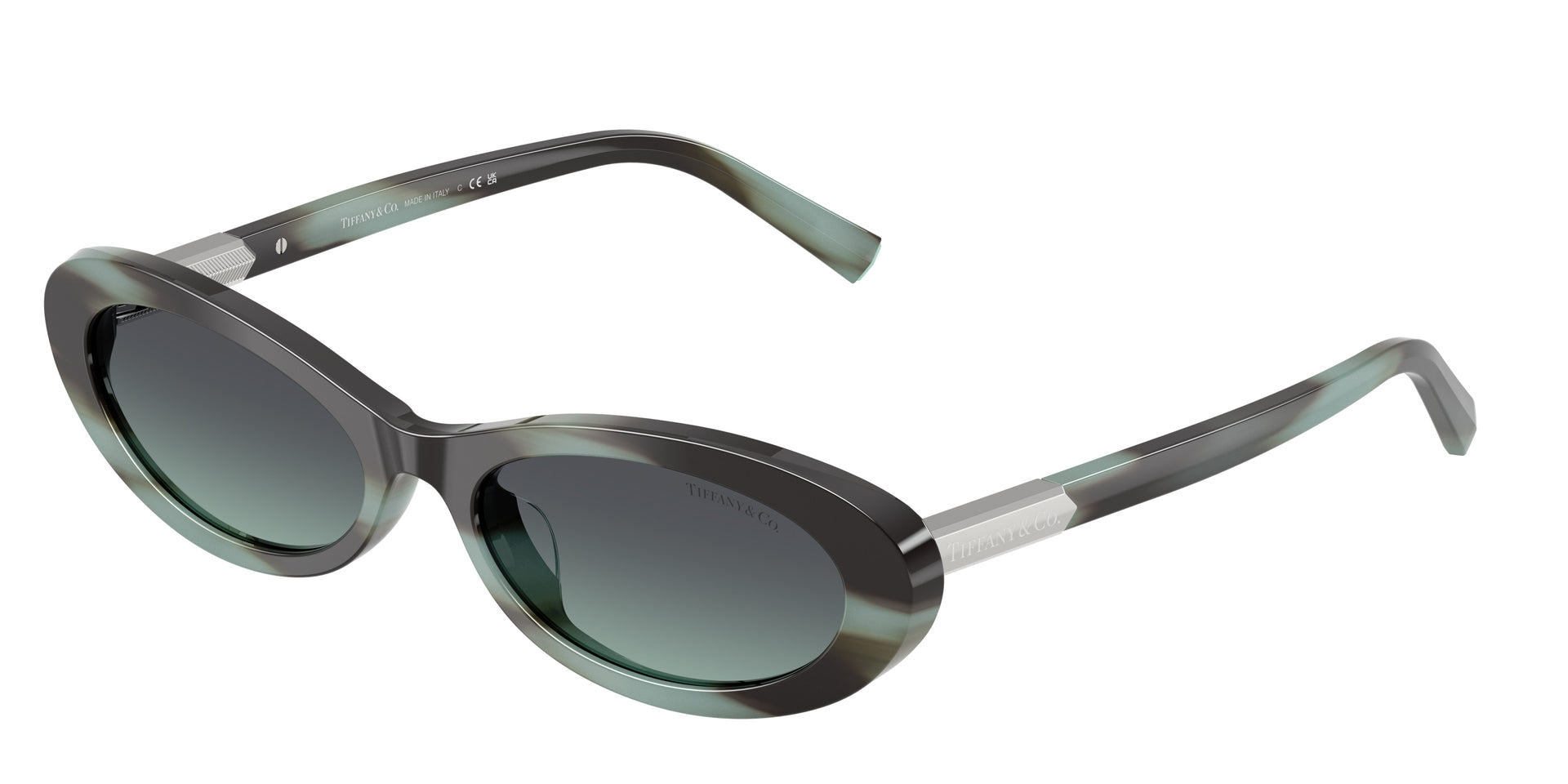 Tiffany & Co. TF4250 Striped Black Tiffany Sunglasses