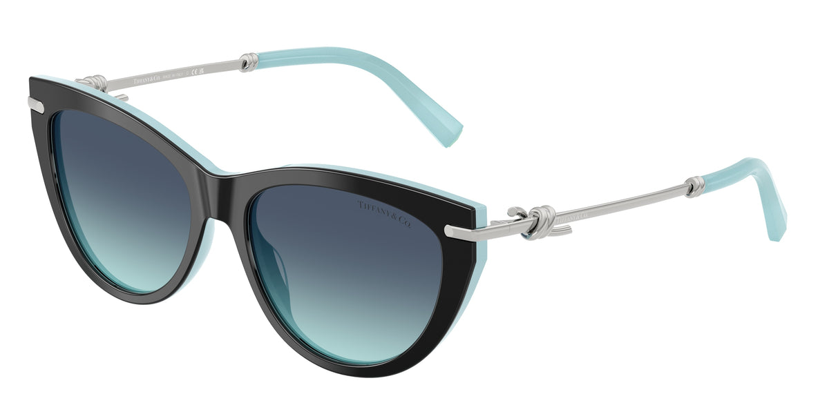Tiffany & Co. TF4253F Black On Tiffany Blue Sunglasses