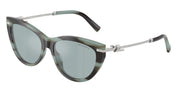 Tiffany & Co. TF4253 Striped Black Tiffany Sunglasses