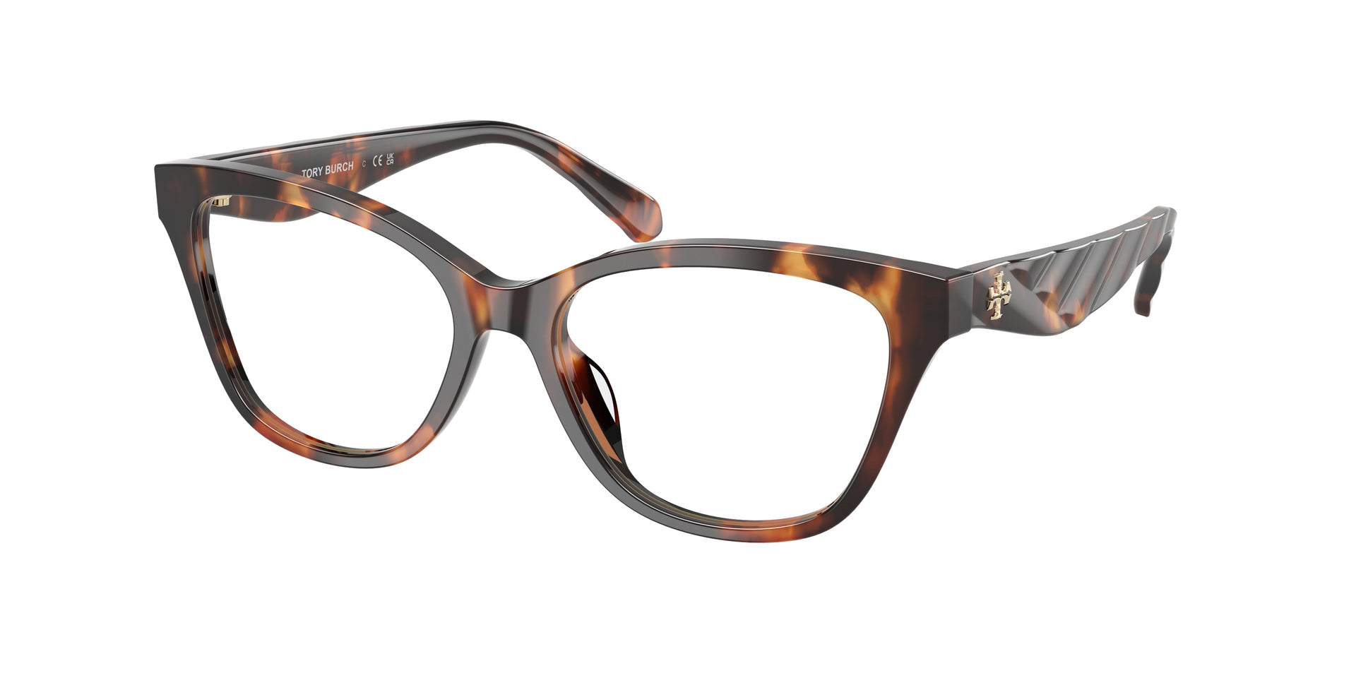 Tory Burch TY2170U Contrast Tortoise Eyeglasses