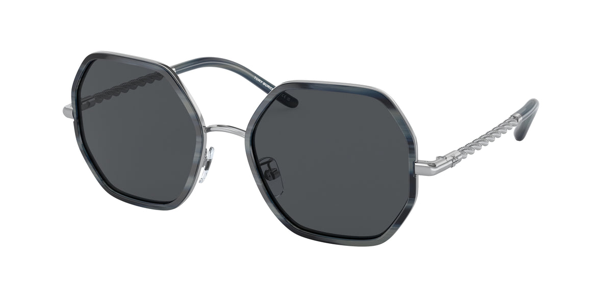 Tory Burch TY6092 Blue Horn Sunglasses
