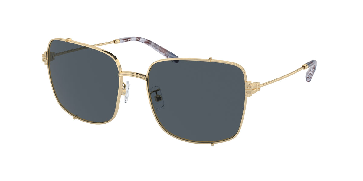 Tory Burch TY6104 Shiny Light Gold Sunglasses