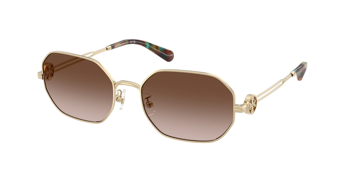 Tory Burch TY6113 Shiny Light Gold Sunglasses