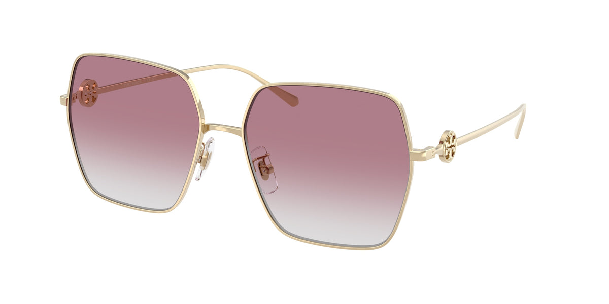 Tory Burch TY6118D Shiny Light Gold Sunglasses