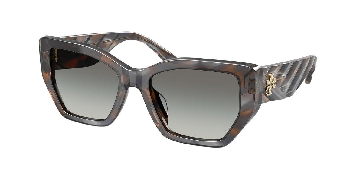 Tory Burch TY7187U Blue Smoke Tortoise Sunglasses