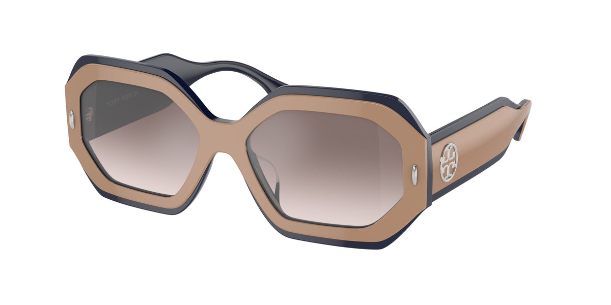 Tory Burch TY7192U Navy Beige Sunglasses