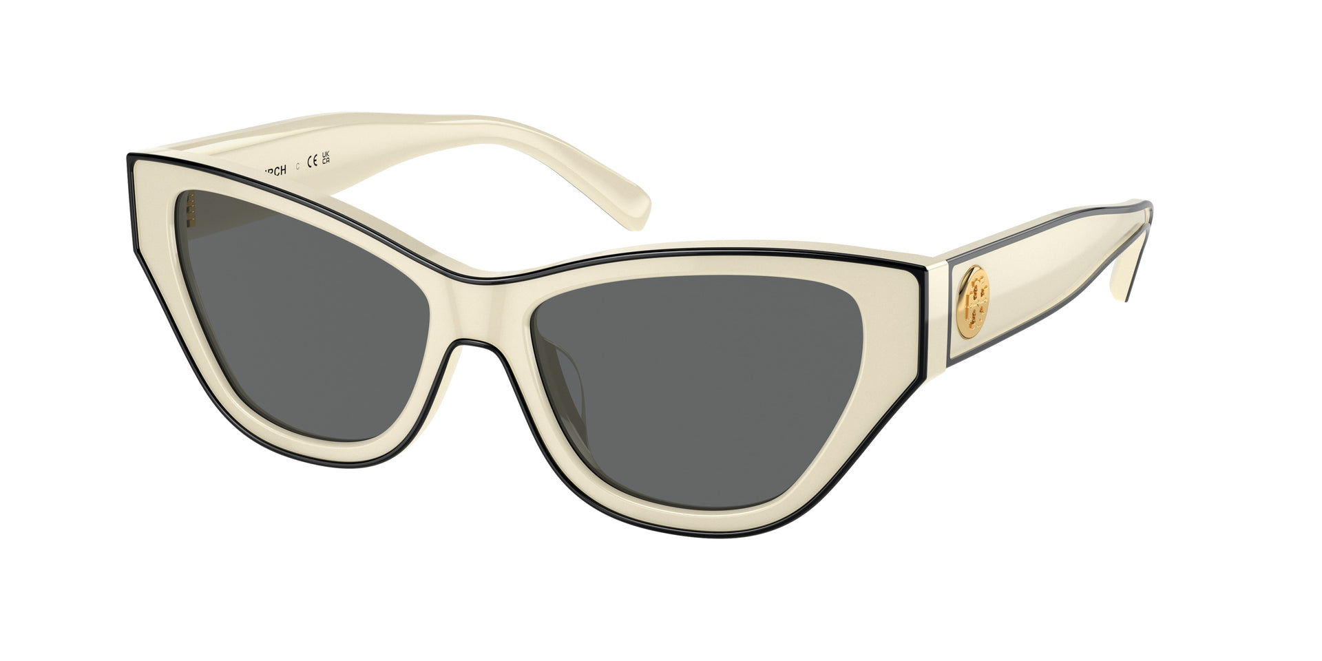 Tory Burch TY7206U Ivory/Black Sunglasses