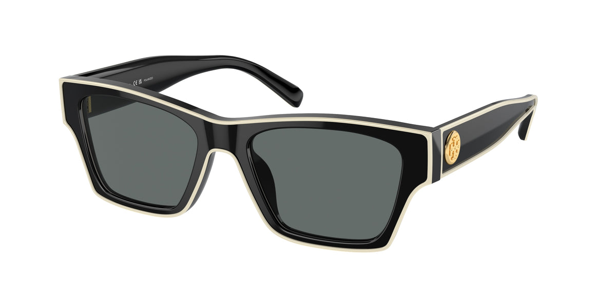 Tory Burch TY7207U Black/Ivory Sunglasses