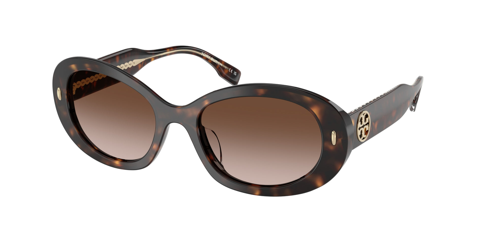 Tory Burch TY7214U Brown Tortoise Sunglasses