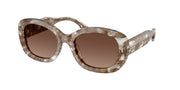 Tory Burch TY7226U Transparent Brown Tortoise Sunglasses